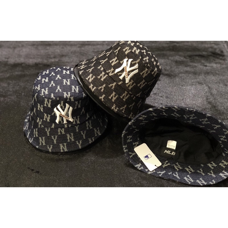MŨ BUCKET JEAN N Y THÊU CHỮ N Y - MŨ BUCKET NAM NỮ