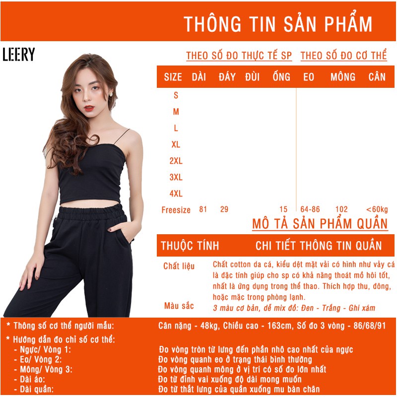 Quần tập gym nữ freesize dáng baggy bo gấu thời trang QD21 - LEERY