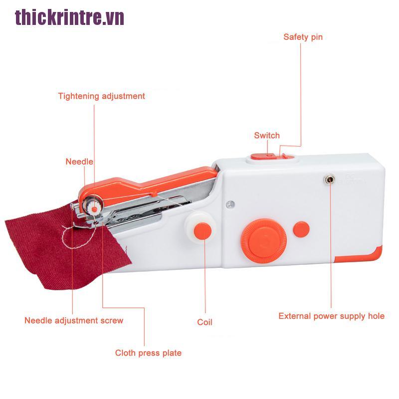 [rintre]Sewing Machine,Handheld Sewing Machine,Mini Handy Portable Cordless Sewing