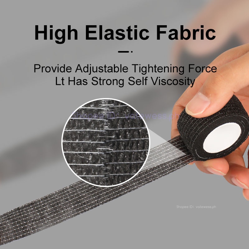 Set 6 / 12 / 24 / 48 Băng Quấn Tay Cầm Máy Xăm Dùng Một Lần Màu Đen