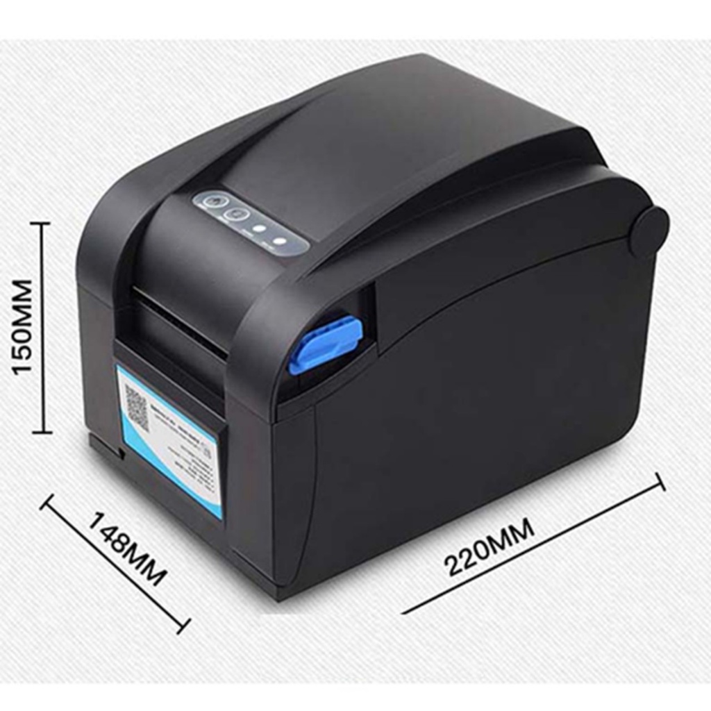 Máy in tem trà sữa -in tem mã vạch -in đơn hàng shopee -Xprinter 350b