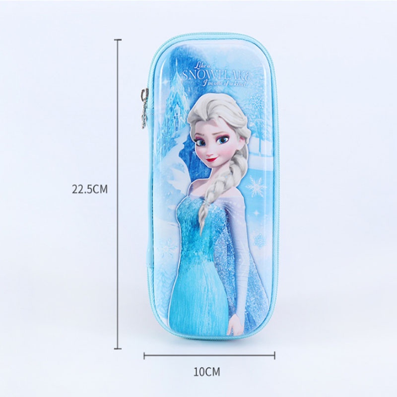 Hộp đựng bút cho bé siêu xinh hình công chúa elsa, Songoku , Pony, màu sắc đẹp ngăn ngăn chứa bút rộng rãi