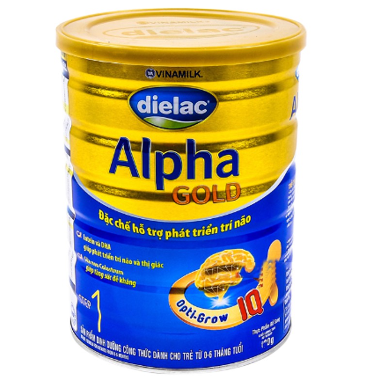 Sữa dielac alpha gold step 1 900g cho bé từ 0-6 tháng