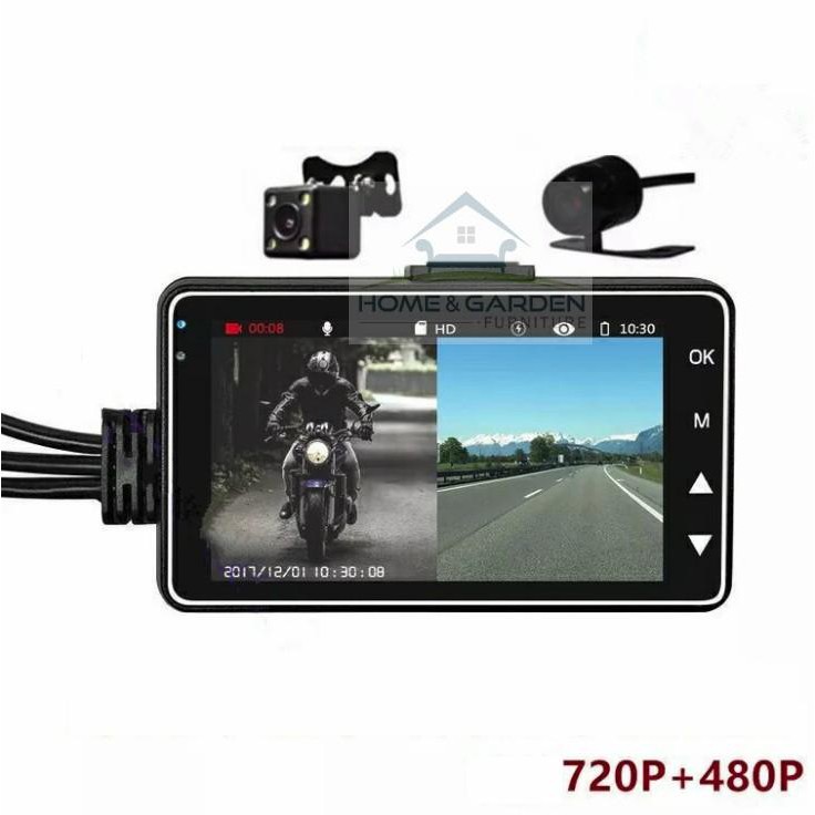 Camera hành trình xe máy, motor có màn hình 3inch, hỗ trợ quay trước và sau - The Royal's | BigBuy360 - bigbuy360.vn