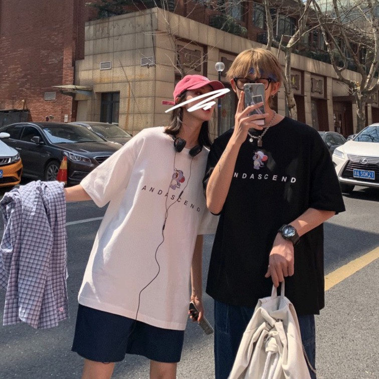 Áo thun tay lỡ  ANDASCEND  phông Unisex nam nữ tee oversize form rộng pull Ulzzang Streetwear Hàn Quốc vải mềm