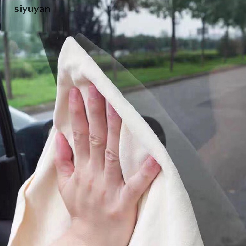 Car Cleaning Cloth Chamois Leather Car Wash Towel Absorbent Car Glass Clean .