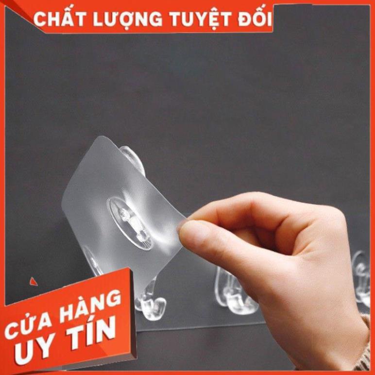 (HÀNG TẶNG) Vỉ Móc Dán Tường Trong Suốt, Móc Treo Dán Tường Siêu Chắc Chắn EZMART
