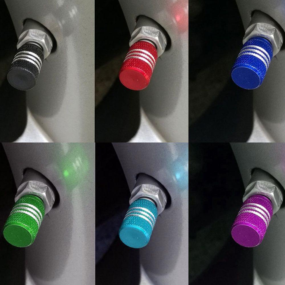 Nắp Van Bánh Xe Hơi Bằng Hợp Kim Nhôm Nhiều Màu Chống Bụi Chống Trộm