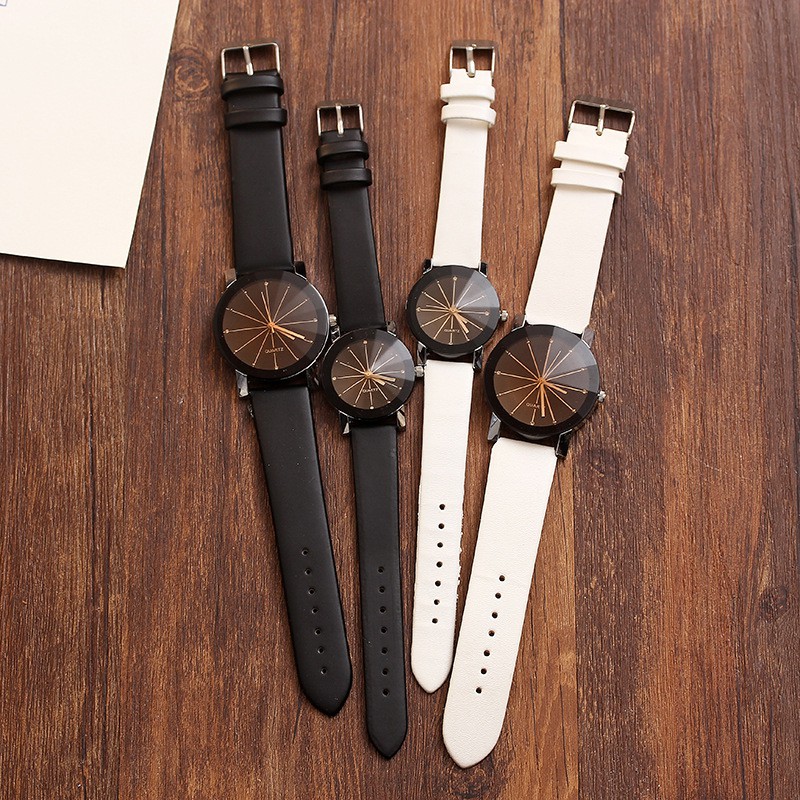 Đồng hồ thời trang nam nữ QUARTZ thạch anh dây da cực đẹp | BigBuy360 - bigbuy360.vn