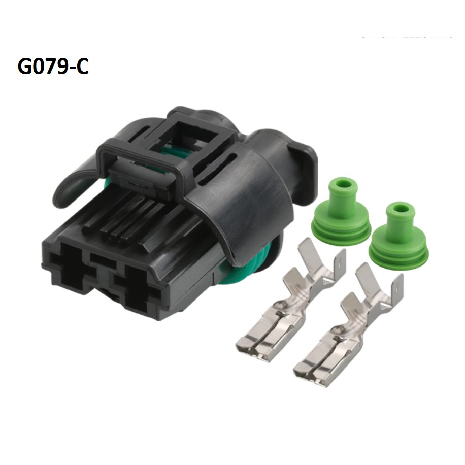 G079-Giắc cắm động cơ quạt dòng cao 2 lỗ