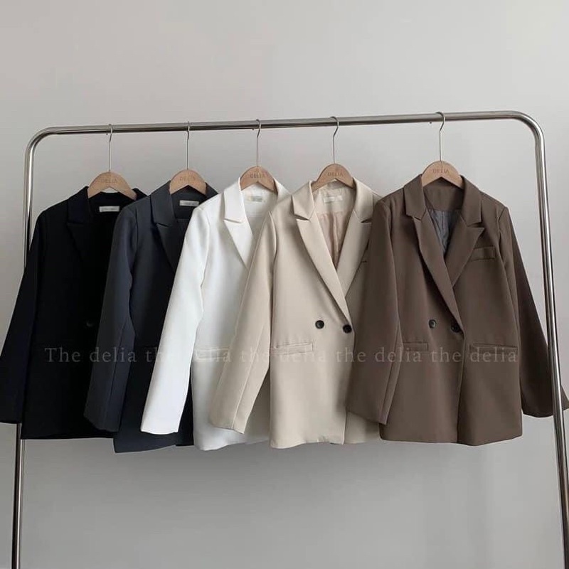 Ảnh thật áo blazer 2 lớp hàng quảng châu