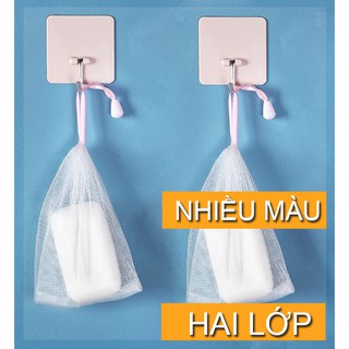 Túi lưới có dây rút dày 2 lớp, nhiều màu 9.5cm x 15cm - Oni