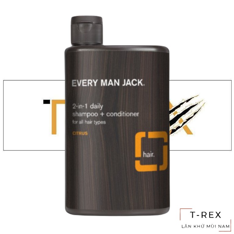 Dầu Gội Đầu 2 In 1 Every Man Jack Citrus 400ML (Dầu Gội Xả)