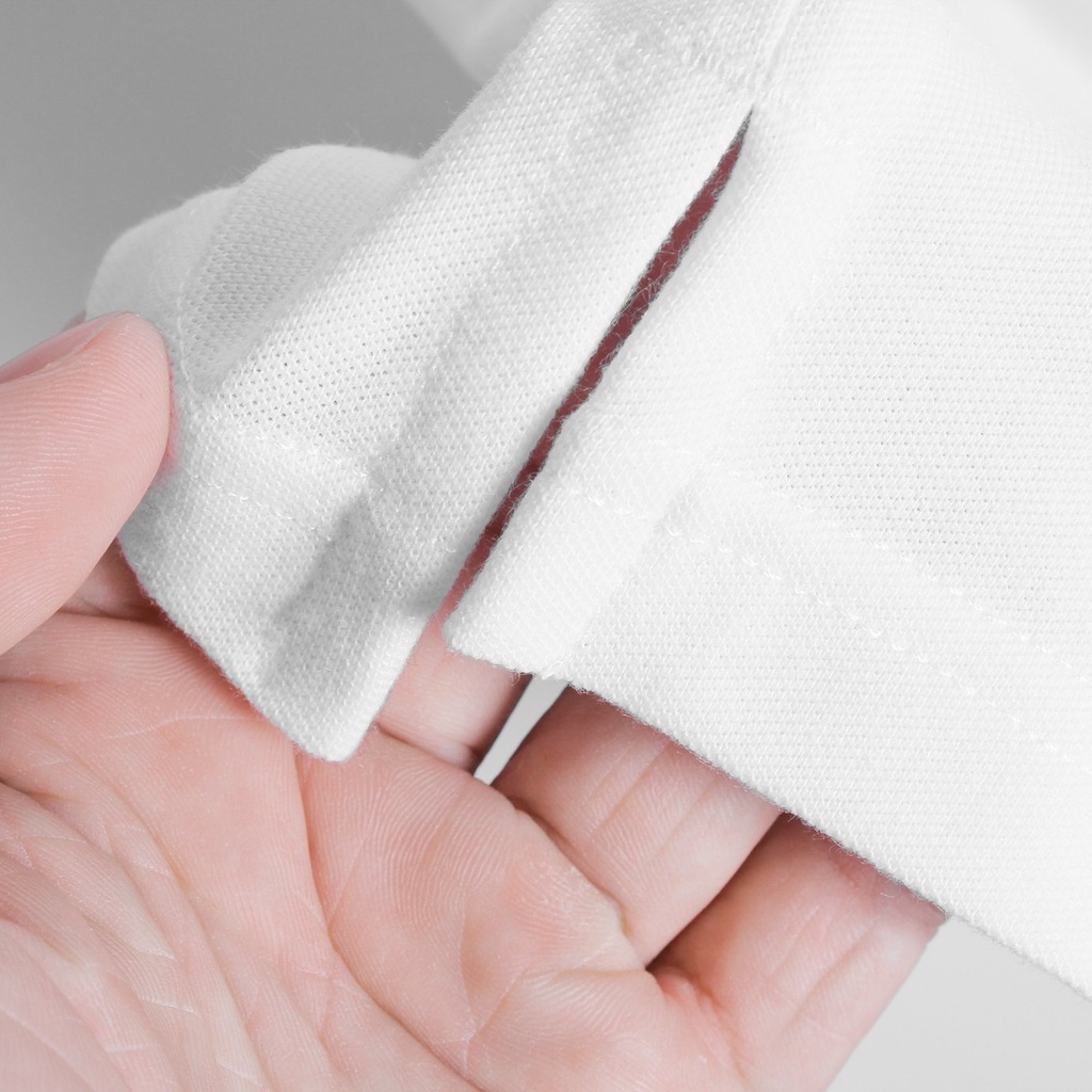 Áo Polo Nam Trắng áo thun có cổ Polo phong cách lịch lãm Phông nam cổ trụ in 3D sắc nét chất vải thoáng mát -B&W POLO117