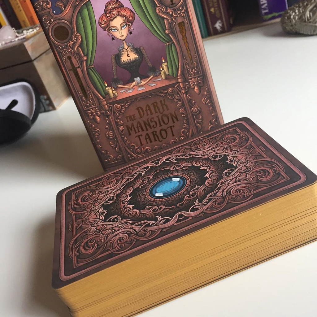Bài Dark Mansion Tarot 4th Edition Gold Brown