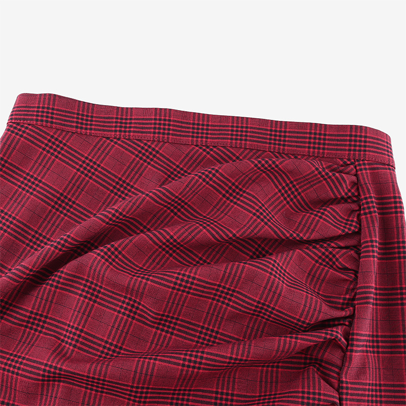 Chân Váy Midi Lưng Cao Kẻ Sọc Kiểu Đường Phố Cá Tính Cho Nữ