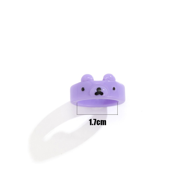 Nhẫn Acrylic Hình Bạch Tuộc Hoạt Hình Dễ Thương Thời Trang Cho Nam Và Nữ