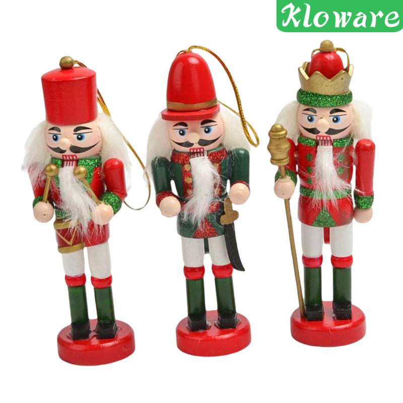 [Kloware] Set 3 Tượng Người Lính Trang Trí Giáng Sinh Cho Xe Hơi