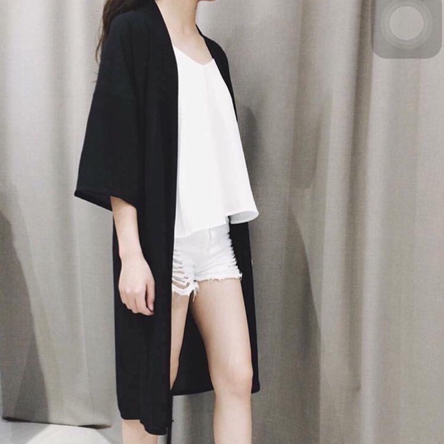 ÁO Kimono TRƠN FORM DÀI