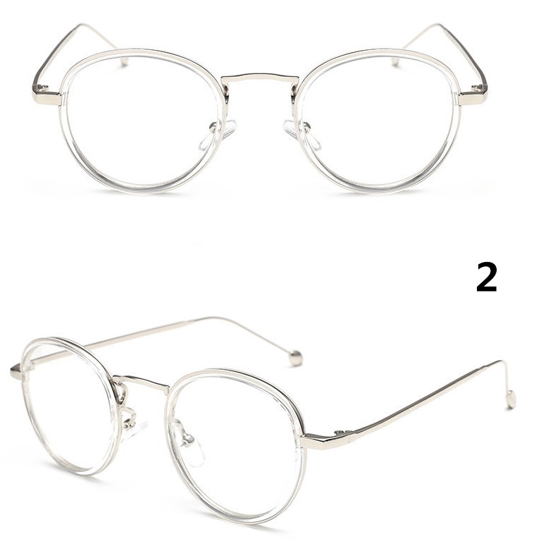Kính mắt gọng tròn bằng kim loại phong cách retro cho nam nữ | BigBuy360 - bigbuy360.vn