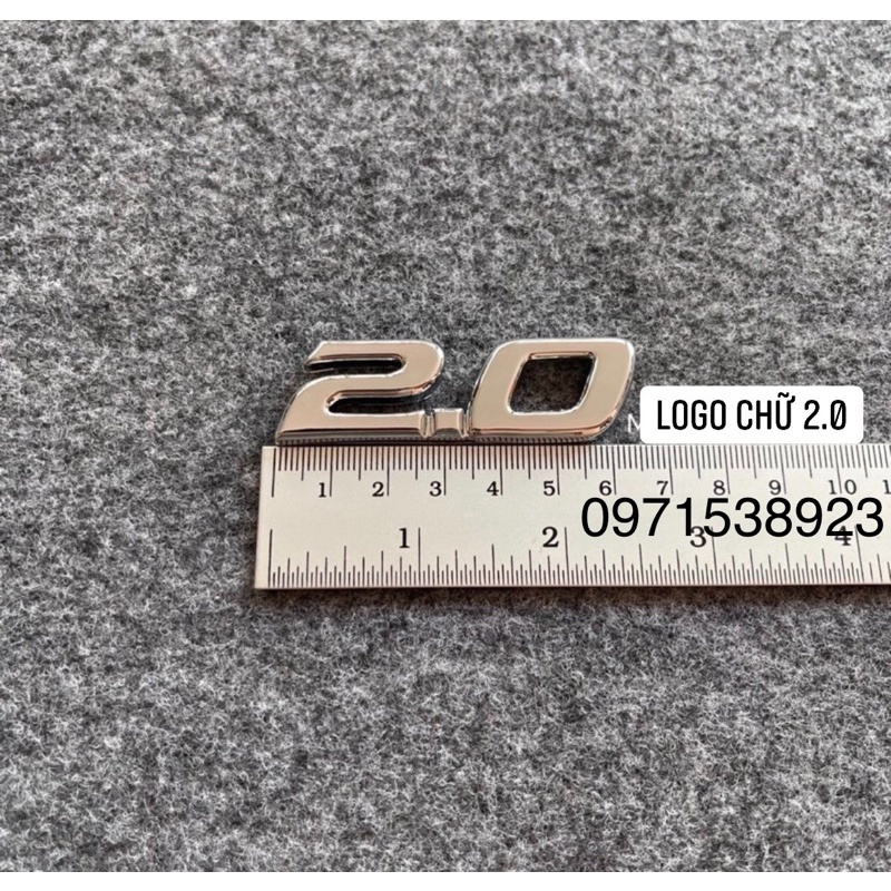 LOGO CHỮ 1.5, 1.6, 1.8, 2.0, 2.5, 2.7, 2.8 CAO CẤP GIÁ RẺ DÁN XE