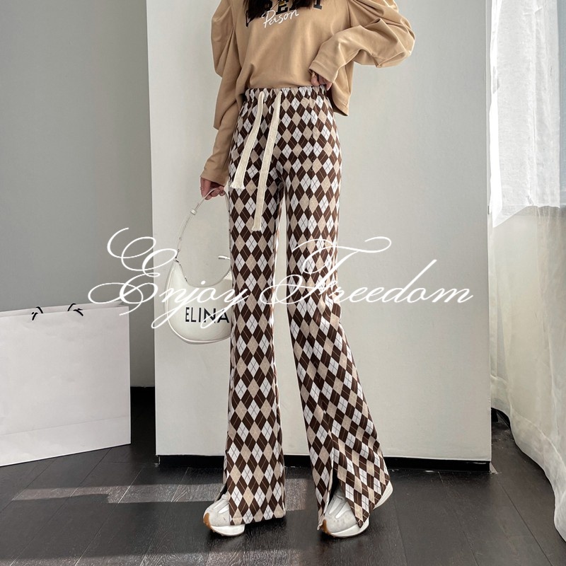 Enjoy Freedom Quần Ống Loe Lưng Cao Tôn Dáng Cho Nữ