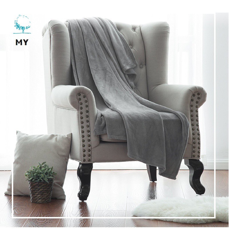Chăn mềm 50*70cm bằng nỉ mỏng đầy đặn ấm áp