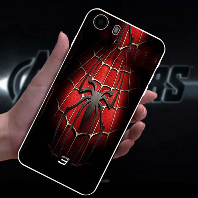 Ốp điện thoại silicon logo Spiderman cho Wiko Sunny Lenny Robby Jerry 2 3 Plus