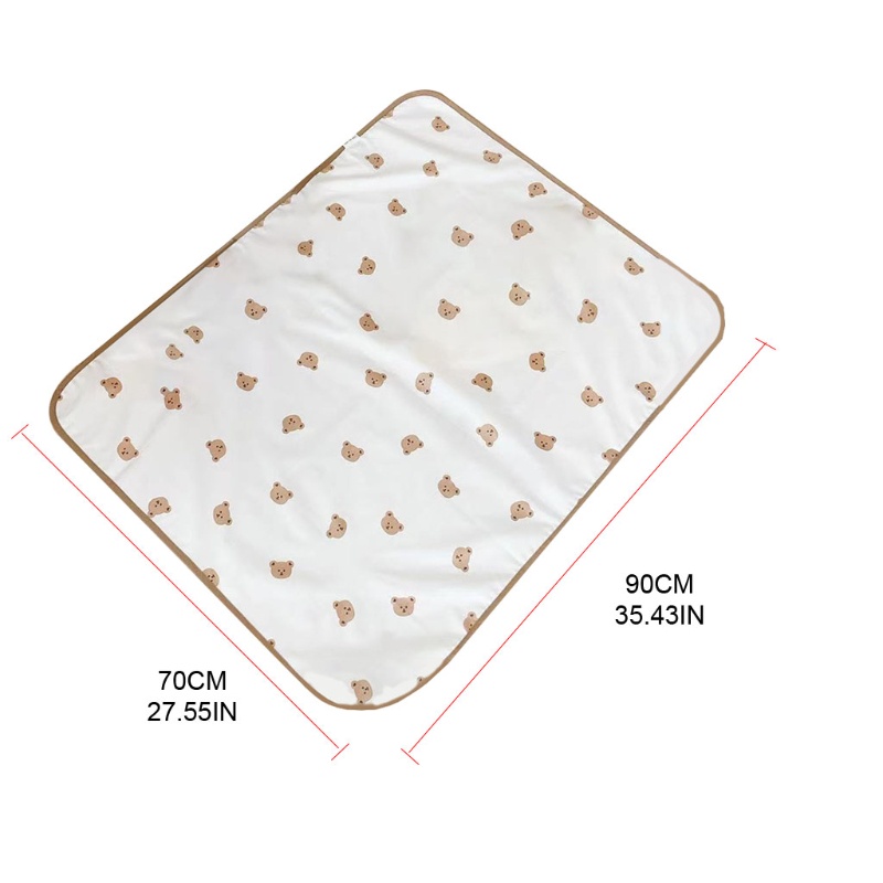 Tấm Lót Thay Tã Bằng TPU Thoáng Khí Chống Nước Chống Rò Rỉ Có Thể Tái Sử Dụng Cho Bé Sơ Sinh