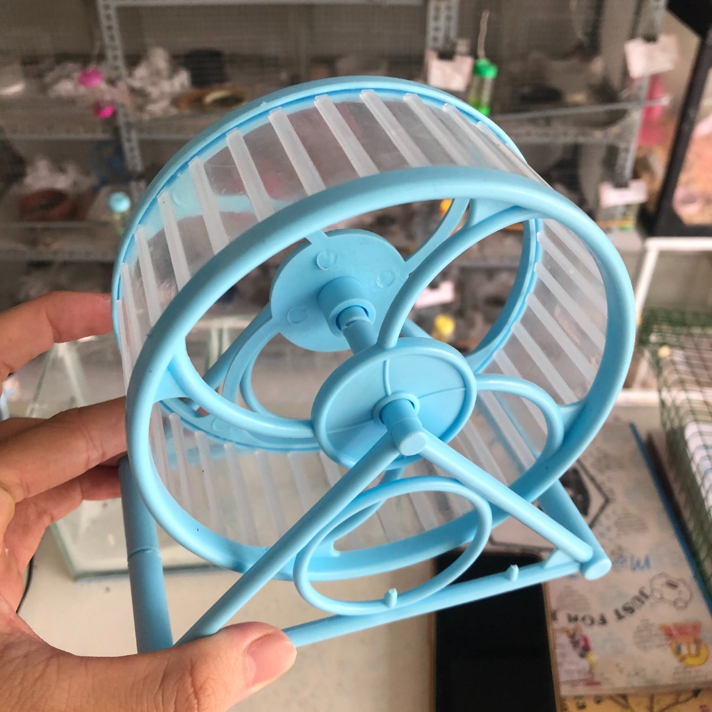 Wheel chạy nhựa thường 12cm, 16cm cho hamster