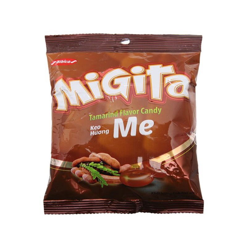 Kẹo ngậm MiGiTa vị gừng/ bạc hà / me gói 70g