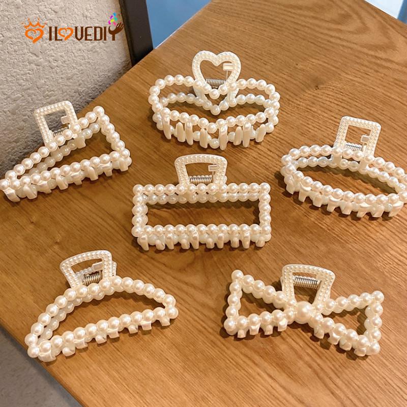 Kẹp Tóc Nữ Đính Ngọc Trai Xinh Xắn