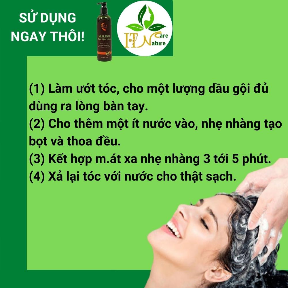 Dầu gội đông y Bách Niên Xuân 300ml hết ngứa hết rụng hết bạc tóc HT Nature Care