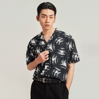 Áo Sơ Mi Ngắn Tay Nam Họa Tiết HIGHWAY MENSWEAR Flashy Cuban Shirt