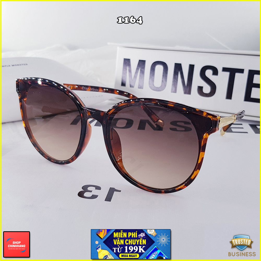 KÍNH MÁT NỮ THỜI TRANG FORM THON GỌNG VÀNG SÀNH ĐIỆU SH1164