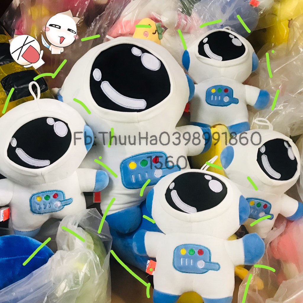 Gấu Bông Phi Hành Gia, Thú Nhồi Bông Người Ngoài Hành Tinh Among Us - Gấu Xinh