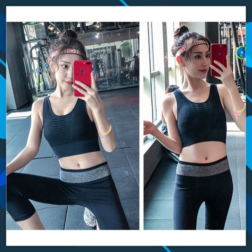 [GIAO 2H] Áo Tập Gym Nữ , Đồ Tập Gym Nữ Phối Lưới Sexy Áo Bra Tập Gym Nữ Phối Vân Tinh Tế Mã Hàng 96852