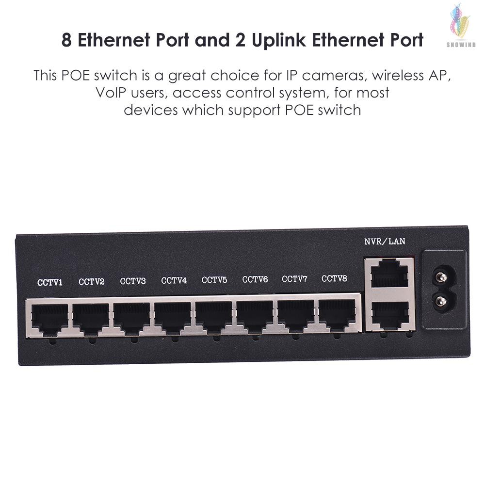 Bộ Chuyển Đổi Mạng Qua Ethernet 1.6gbps Ieee 802.3at 10 / 100mbps