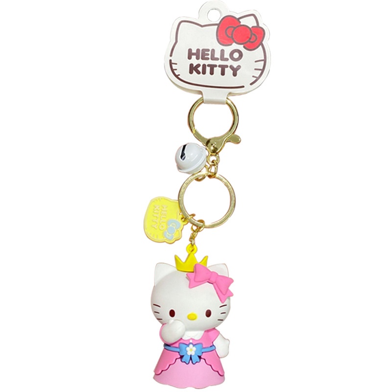 Móc Khóa Hình Mèo Hello Kitty Bằng Epoxy Dễ Thương