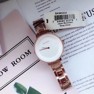 Đồng hồ nữ dây thép không gỉ Skagen SKW2331