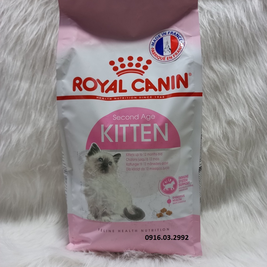 Thức ăn cho mèo con tập ăn Canin Kitten 36 gói 2kg dành cho mèo 2-12 tháng tuổi