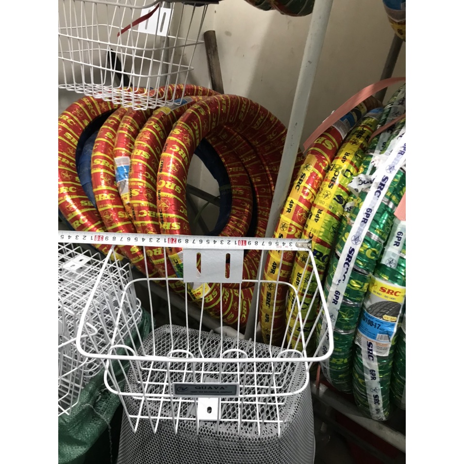 Giỏ Xe Đạp Trẻ Em Màu Trắng Siêu Bền