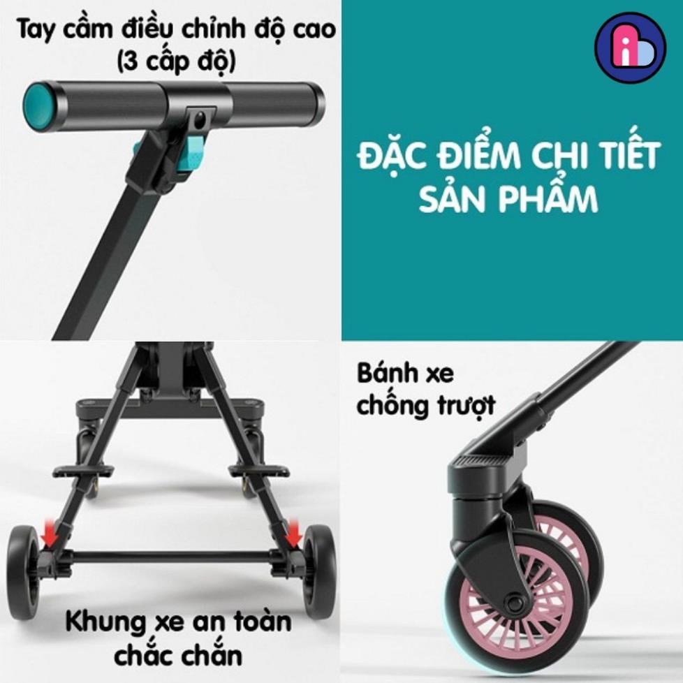 Xe đẩy gấp gọn cao cấp cho bé Jokey J5, Xe đẩy em bé đi du lịch siêu gọn nhẹ - Bảo Hành 12 tháng