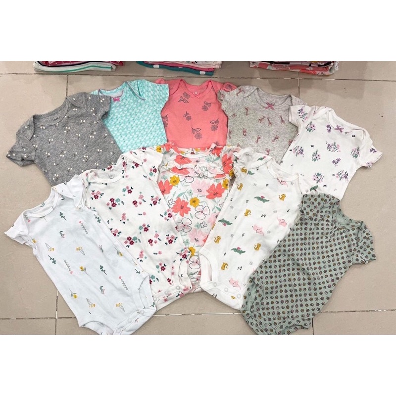 [Ngẫu Nhiên] Set 3 bộ body chip tay ngắn xuất dư - size 3-24M