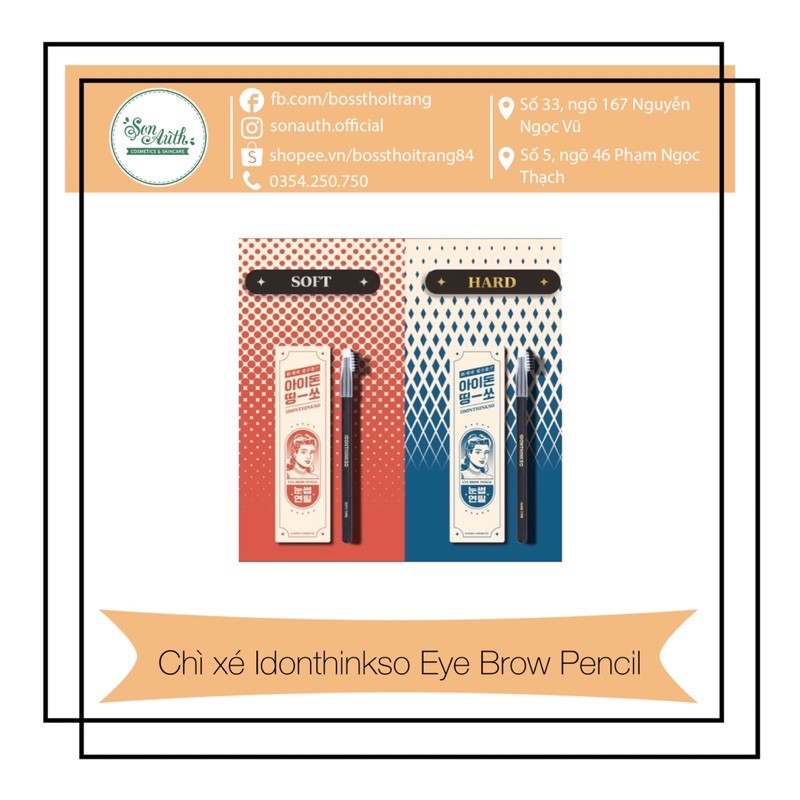 Chì mày xé Idonthinkso Eye Brow Pencil