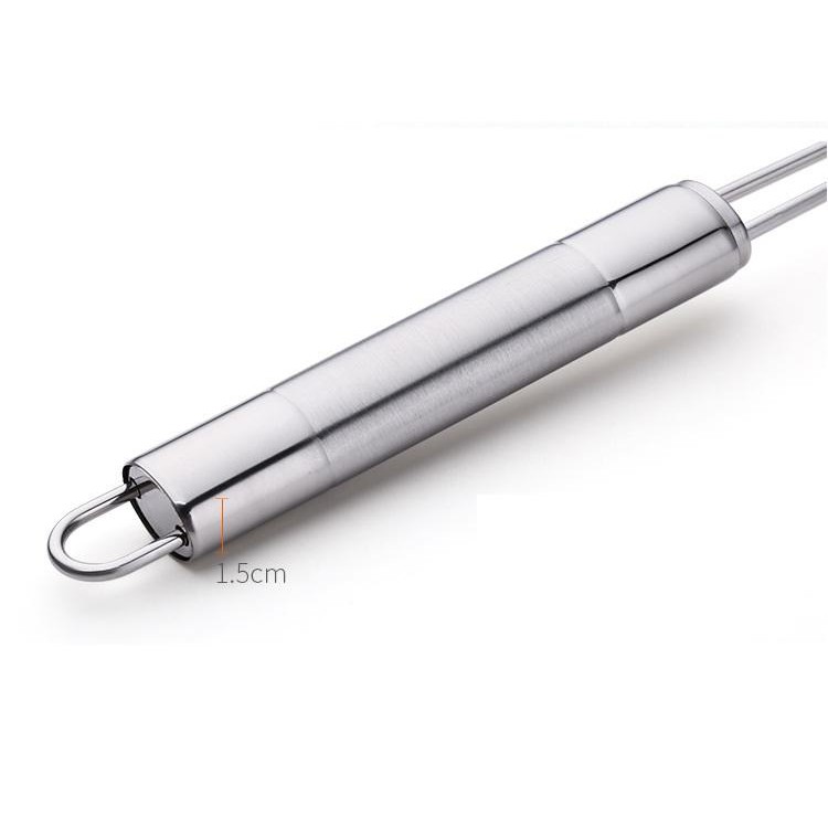 Vợt chiên vớt ráo dầu cán inox - 13x35 cm,vợt chiên đa chức năng