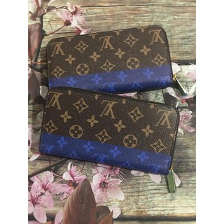 [FLASH SALE] Ví Da Nam - Bóp Da Nam Dài LV Nâu Hàn Quốc V26