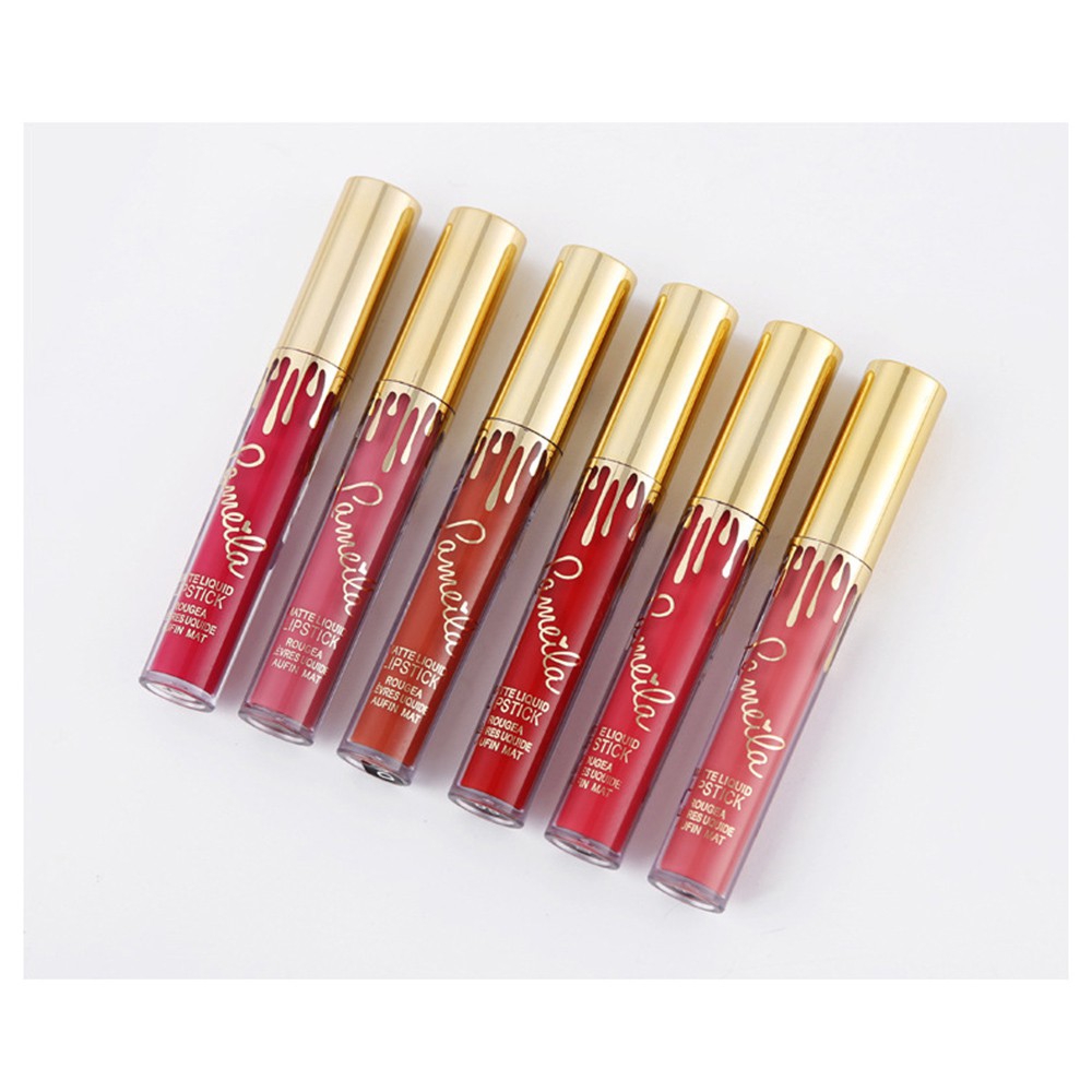 [Hàng mới về] Son môi màu bóng mờ phong cách Hàn Quốc không gây thấm nước và nhanh khô | BigBuy360 - bigbuy360.vn