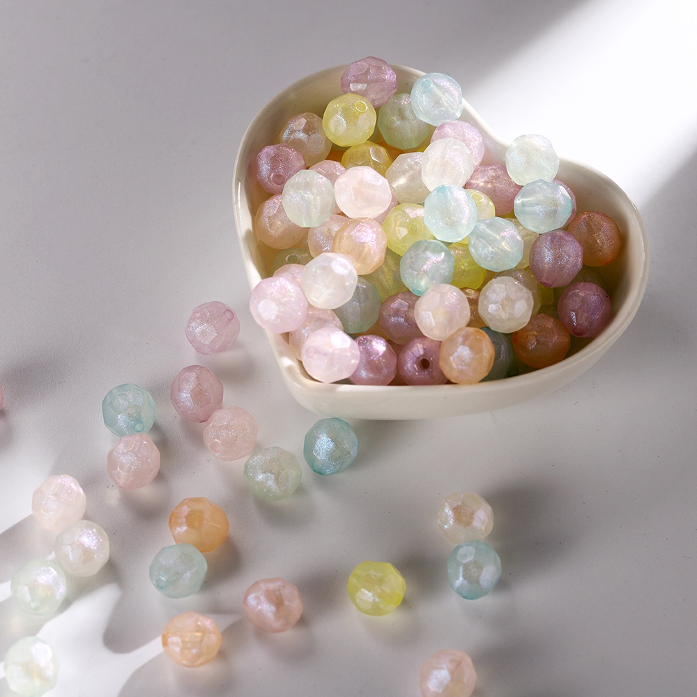 Set 50 Hạt Cườm Ngọc Trai 8 10mm Làm Trang Sức Thủ Công