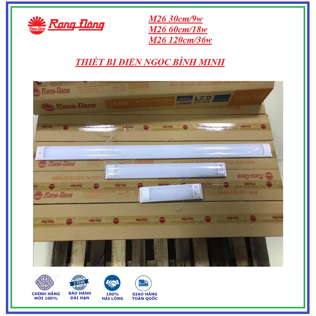 Bộ đèn LED bán nguyệt BD M26L 9W,18W,36W
